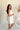 Tillie Cream Tiered Beaded-Strap Dress -side view