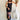 Calista Black Mesh Floral Maxi Dress - full body front view