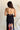 Calista Black Mesh Floral Maxi Dress - upper body back view