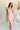 Harper Pink Floral Satin Midi Dress - front view