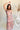 Lola Cream Multi Ruched Midi Dress- top view