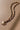 Kiara Gold Brushed Chain & Heart Necklace- close up view