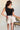 Savannah Black Polka Dot Mesh Top - view of back