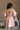 Marissa Peach Short Sleeve Mini Dress - back view