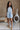 Bella Light Blue Ruffled Romper - full body front view