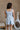 Bella Light Blue Ruffled Romper - back view