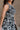 Rima Black & White Floral Halter Midi Dress - close up upper body side view