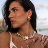 Marella Gold Seashell Earring- side view