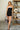 Bella Black & White Strapless Top - full body front view