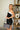 Bella Black & White Strapless Top - side