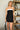 Bella Black & White Strapless Top - frontal view