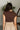 Vera Brown Cap Sleeve Tee - back view