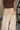 Camille Taupe Wide Leg Pants- close up top view