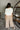 Lainey White Cotton Short Sleeve Top- full back view