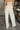 Grace Oatmeal Wide Leg Pants- close up back view