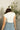 Vera Off White Sleeveless Tank- back view