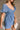 Patricia Washed Denim Puff Sleeve Romper - close side view