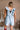 Breana Denim Ruffle Romper - back