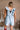 Breana Denim Ruffle Romper - back