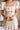 Claudia Cream Floral Puff Sleeve Dress - front 