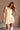 Elora Lemon Yellow Denim Flare Dress- front view