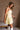 Elora Lemon Yellow Denim Flare Dress- side view