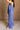 Blair Periwinkle Blue Linen Wide Leg Pants- side view