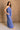 Blair Periwinkle Blue Linen Wide Leg Pants- full body side view