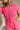 Victoria Pink Washed Denim Romper- close up view