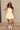 Hadley Yellow Athletic Romper Mini Dress - full body view