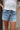 Just USA: Dani Western Pocket Denim Shorts - front view