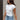 Devin White Pointelle Short Sleeve Top - frontal side view