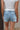 Just USA: Dani Western Pocket Denim Shorts - back view