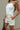 Elsie Ecru Stitch Detail Denim Shorts - close side view