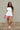 Aubrey White Zip Front Tank Top - full body front view