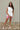 Aubrey White Zip Front Tank Top - full body front
