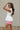 Aubrey White Zip Front Tank Top - side view