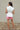 Aubrey White Zip Front Tank Top - full back view