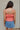 Alice Coral Ruffle Cropped Tank - back