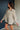 Scarlet Taupe Button-Up Long Sleeve Top- frontal side view