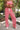 Emma Red & White Stripe Wide Leg Pants- front top view