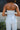 Quinn Blue Strapless Wide Leg Jumpsuit - upper back view