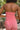 Emma Red & White Stripe Strapless Top- close up back view