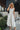 Monroe Natural Floral Linen Midi Dress - full front