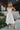 Monroe Natural Floral Linen Midi Dress - full body front 