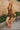 Penny Brown Linen Shorts - full body front view