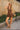 Penny Brown Linen Halter Top - full body front view