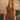 Penny Brown Linen Halter Top - front view