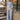 Camden Blue Denim Scalloped Pants - full body front view