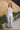 Mari Cream Crochet Scarf - full body front view